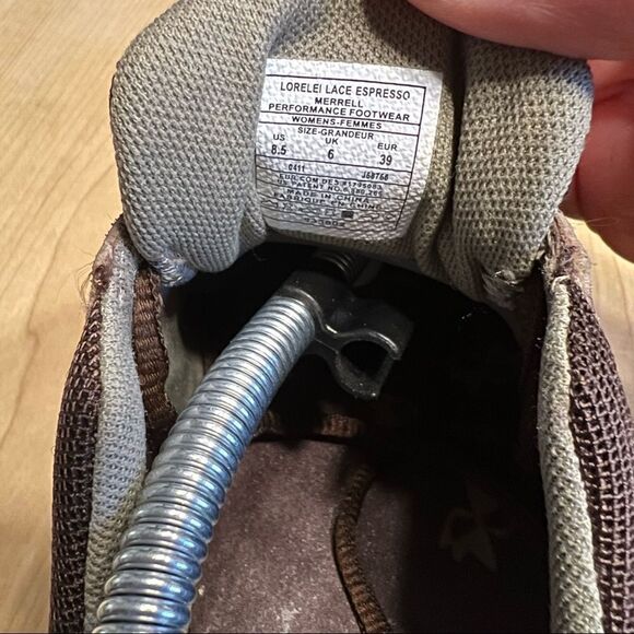 Lorelei Lace Espresso Merrell very used! 8.5 - Picture 11 of 11